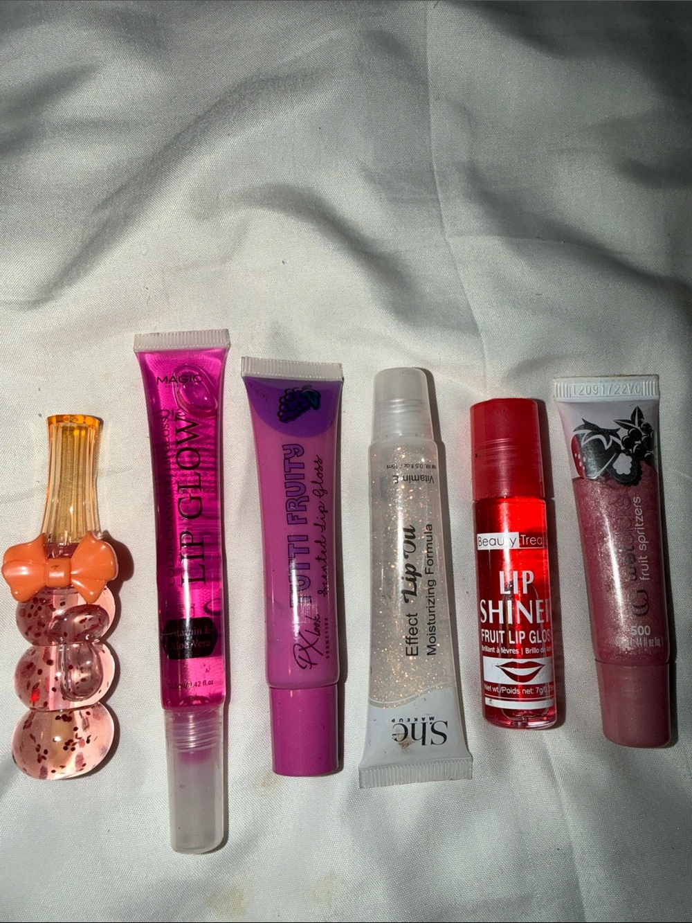 Assorted Lip Gloss Set – Hydrating Shine, Bundle of six